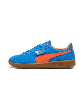 Zapatillas Puma Palermo azulón con naranja de hombre