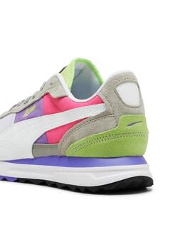 Zapatillas Puma Road Rider SD gris multicolor de mujer