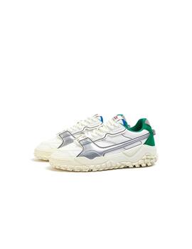 Zapatillas Ellesse LSR blanca con verde de mujer