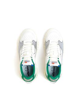 Zapatillas Ellesse LSR blanca con verde de mujer