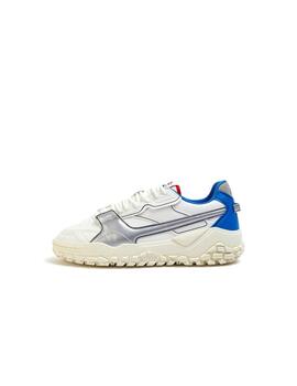 Zapatillas Ellesse LSR blancas con azulón para hombre