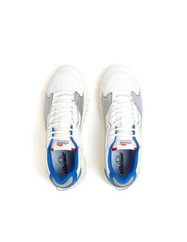 Zapatillas Ellesse LSR blancas con azulón para hombre