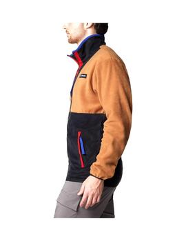 Forro Polar Columbia Backbowl II camel negro de hombre