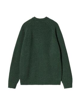 Jersey Carhartt Wip Anglistic Speckled verde de hombre