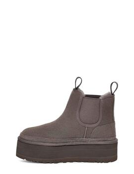 Botas UGG Neumel Platform Chelsea gris oscuro de mujer