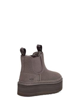 Botas UGG Neumel Platform Chelsea gris oscuro de mujer