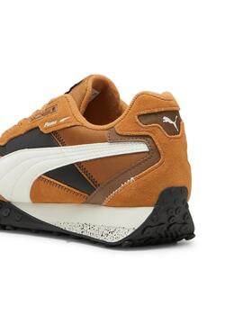 Zapatillas Puma Blacktop Rider camel negra de hombre