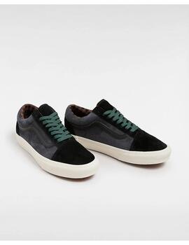 Zapatillas Vans Old Skool Pig Suede Plaid grises de hombre