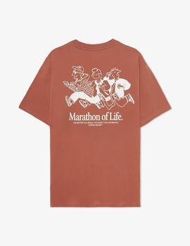 Camiseta Pompeii Marathon Of Life Rust de hombre