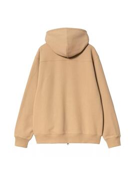 Sudadera Carhartt Wip Hooded Eldon camel de hombre