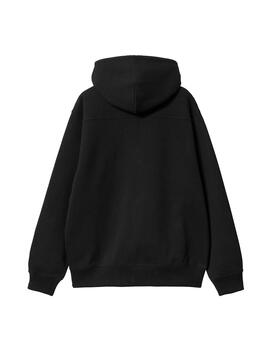 Sudadera Carhartt Wip Hooded Eldon negra de hombre