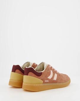 Zapatillas Coolway Goal salmon tile coral de mujer