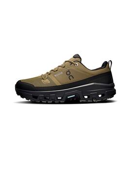 Zapatillas On Running Cloudrock Low waterproof verde hombre