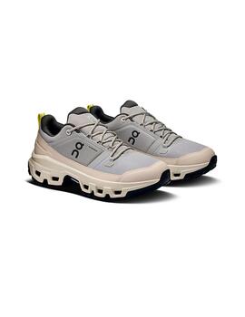 Zapatillas On Running Cloudrock Low waterproof gris de mujer