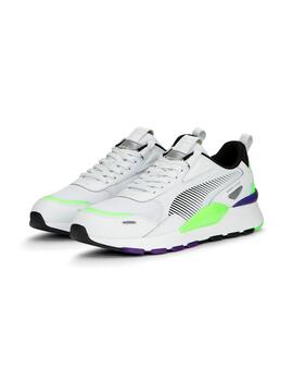 Zapatillas Puma RS 3.0 Synth Pop White Fizzy Lime Hombre