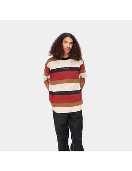 Camiseta Carhartt Wip S/S Crouser Stripe arcade de hombre
