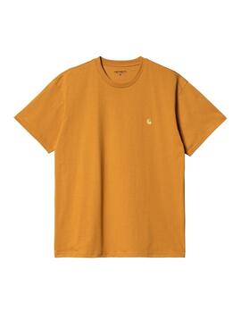 Camiseta Carhartt Wip S/S Chase buckthorn / gold