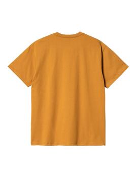 Camiseta Carhartt Wip S/S Chase buckthorn / gold