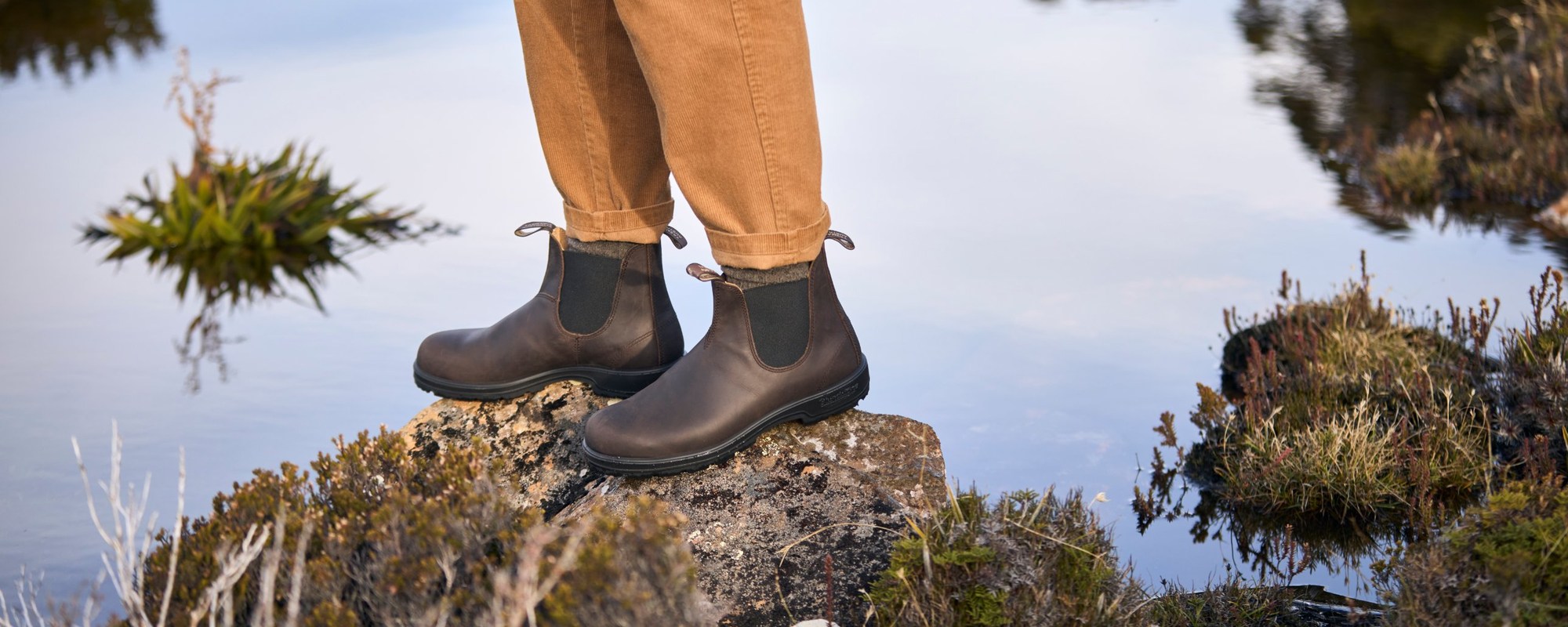 Botas chelsea Blundstone de piel marrón 585 587 – SNIKER Ourense
