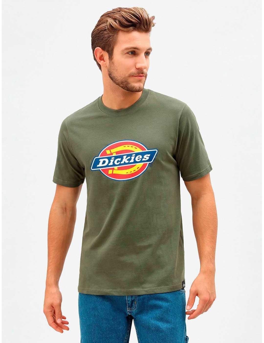 DICKIES HORSESHOE TEE MEN DARK OLIVE