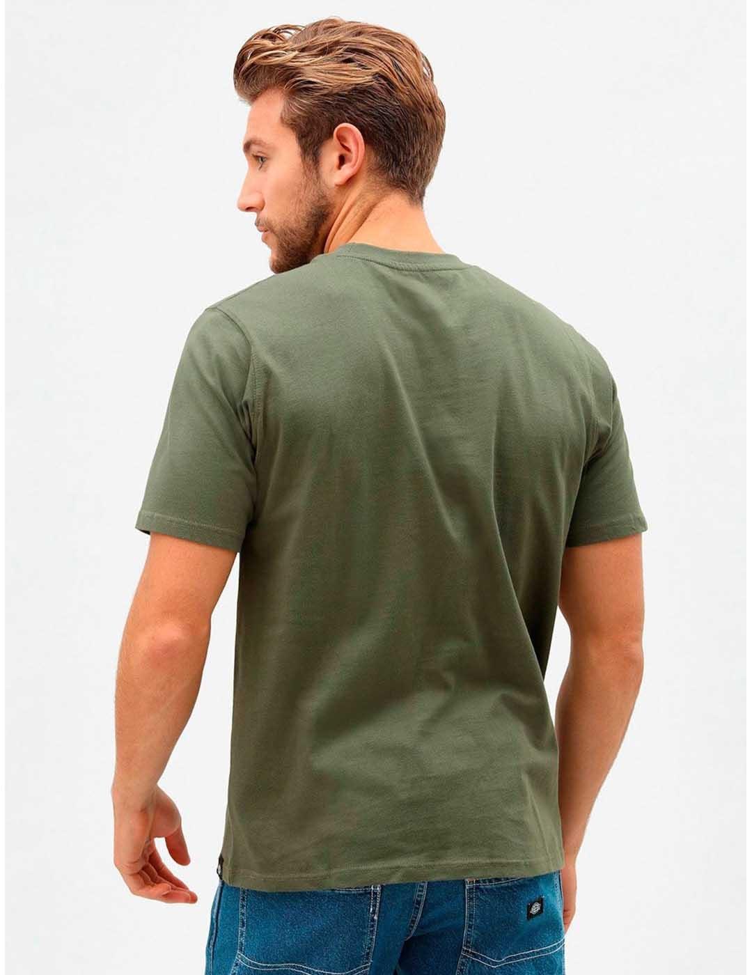 DICKIES HORSESHOE TEE MEN DARK OLIVE