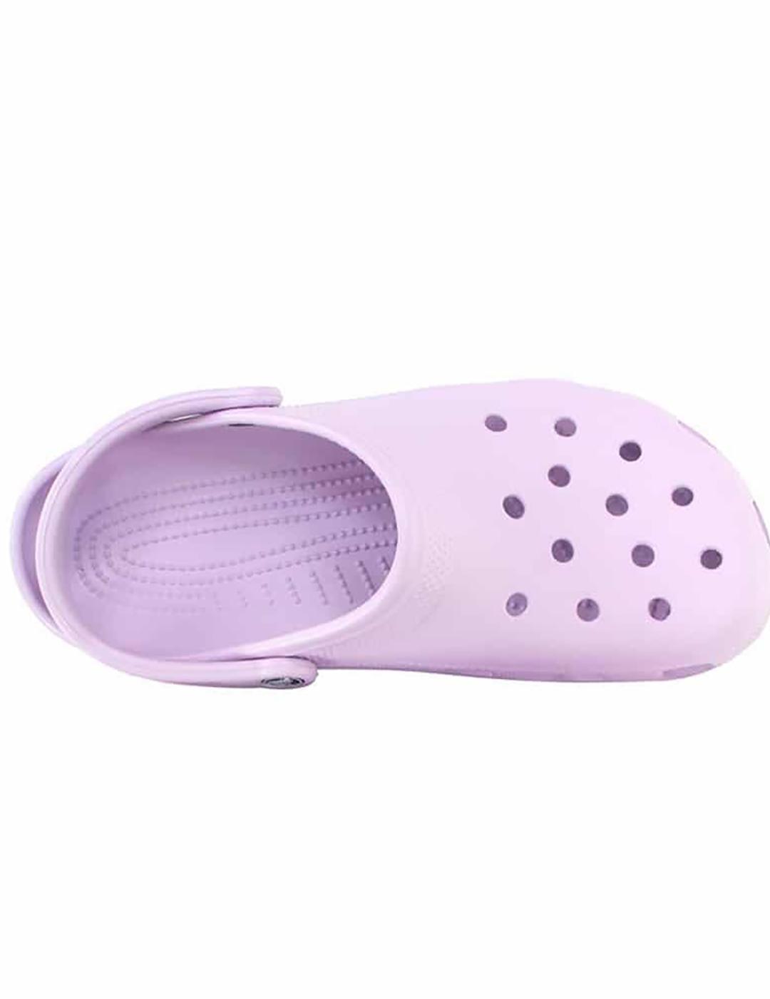 Zuecos Crocs Classic lavanda para mujer