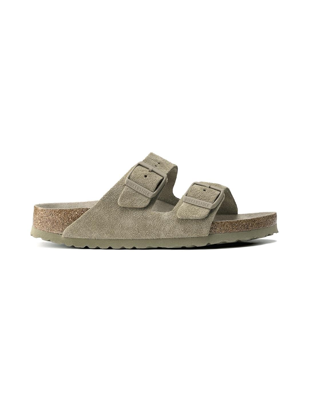 Sandalias Birkenstock Arizona SFB VL grises hombre y mujer