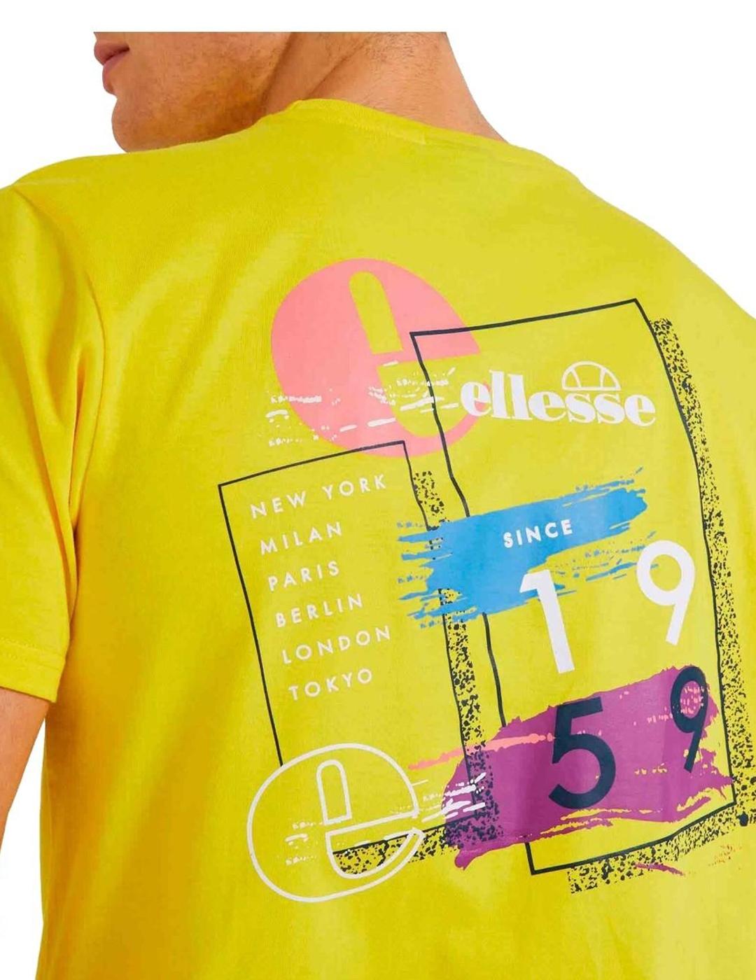Camiseta Ellesse Saigo yellow de hombre