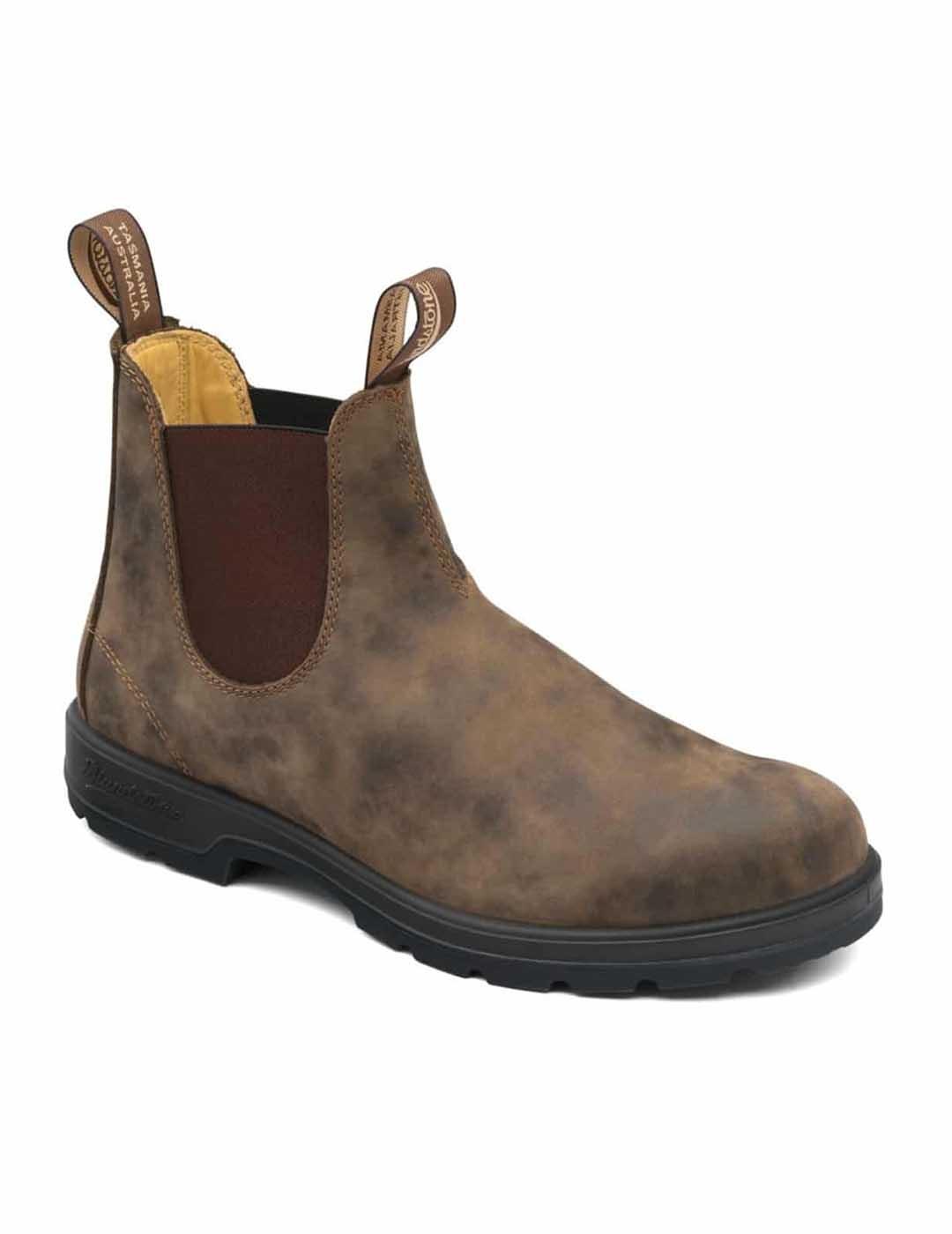 Botas Blundstone 585 en piel marrón mujer y hombre