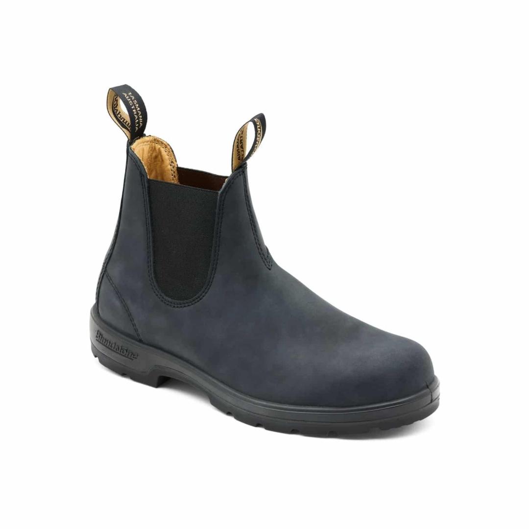 Botas Blundstone 587 en piel negra de mujer y hombre