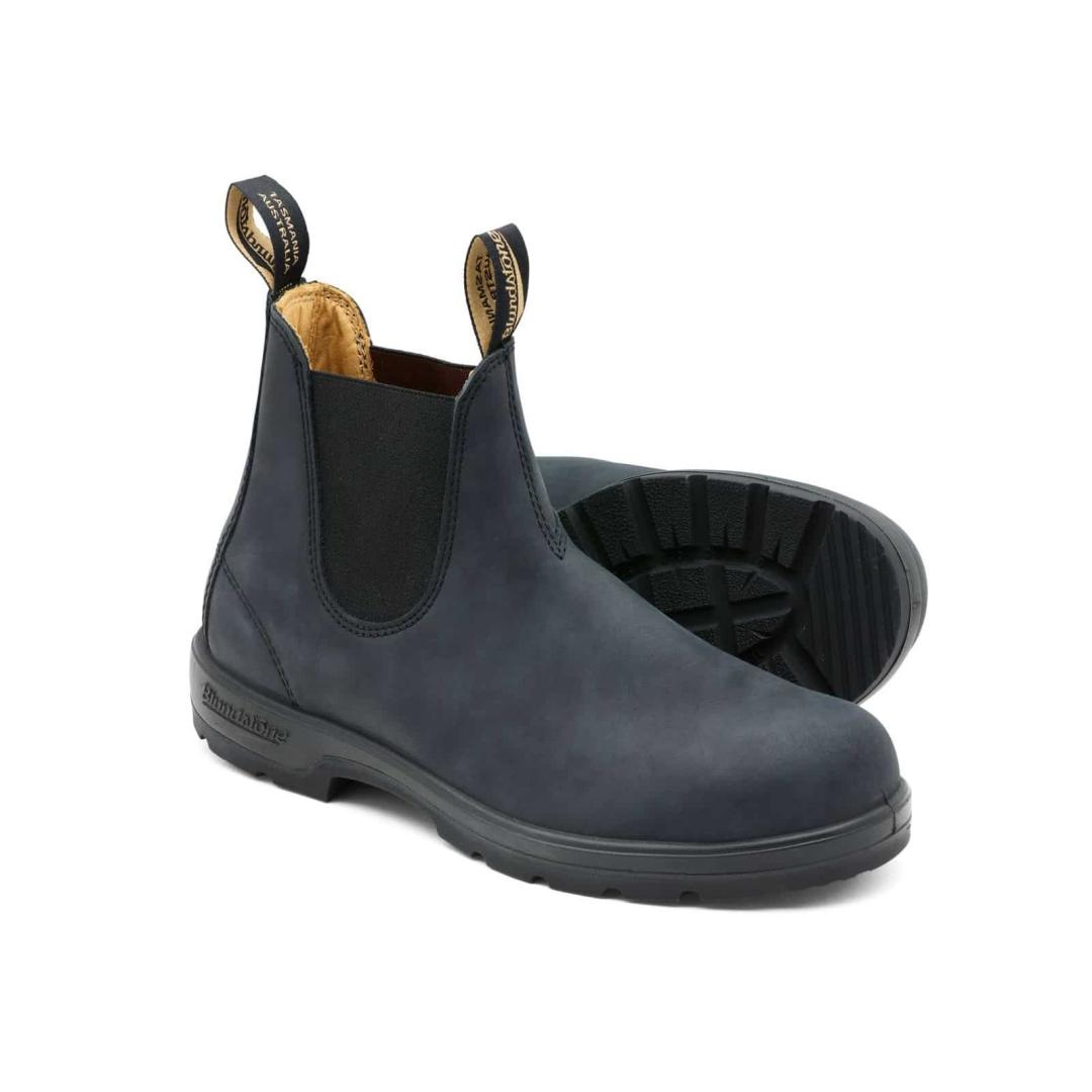 Botas Blundstone 587 en piel negra de mujer y hombre