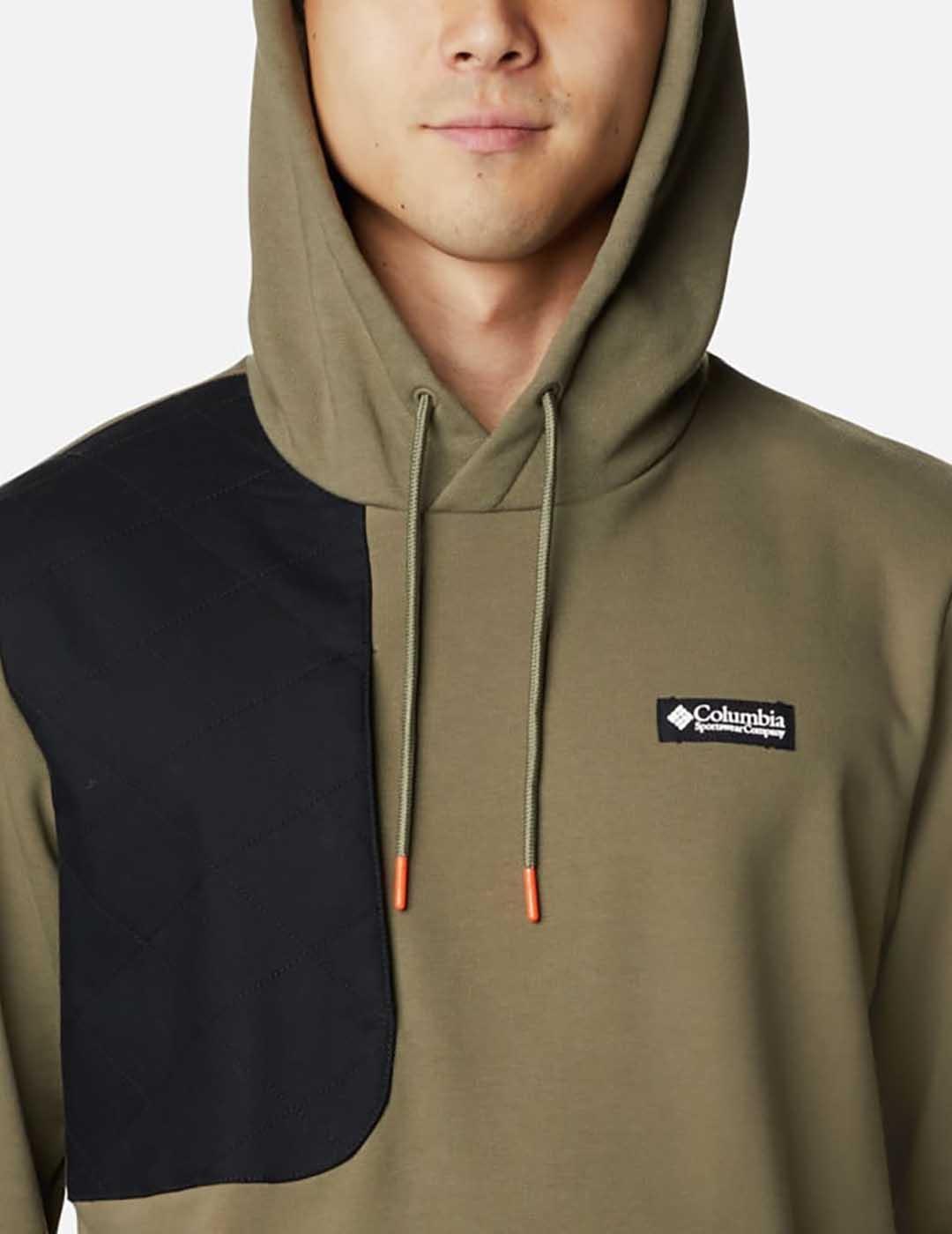 SUDADERA COLUMBIA FIELD ROC HEAVYWEIGHT STONEGREEN
