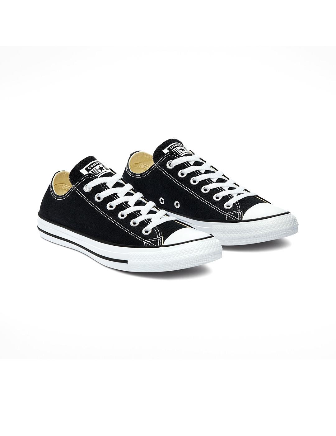 Zapatillas Converse All Star bajas negras en tela