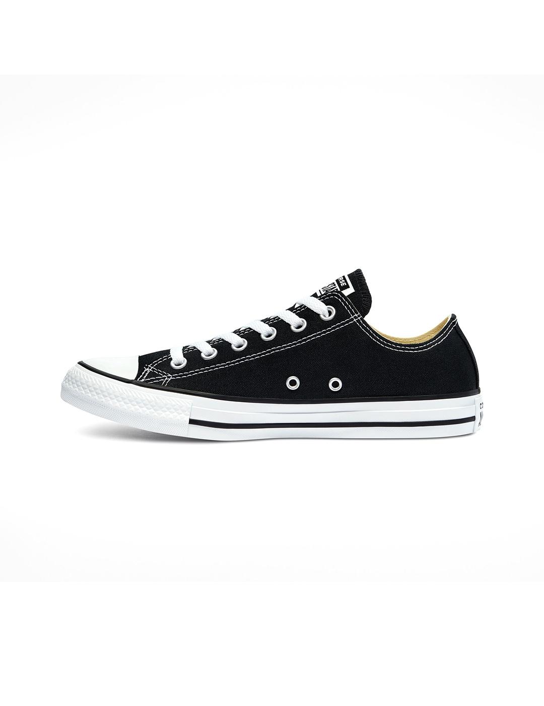 Zapatillas Converse All Star bajas negras en tela
