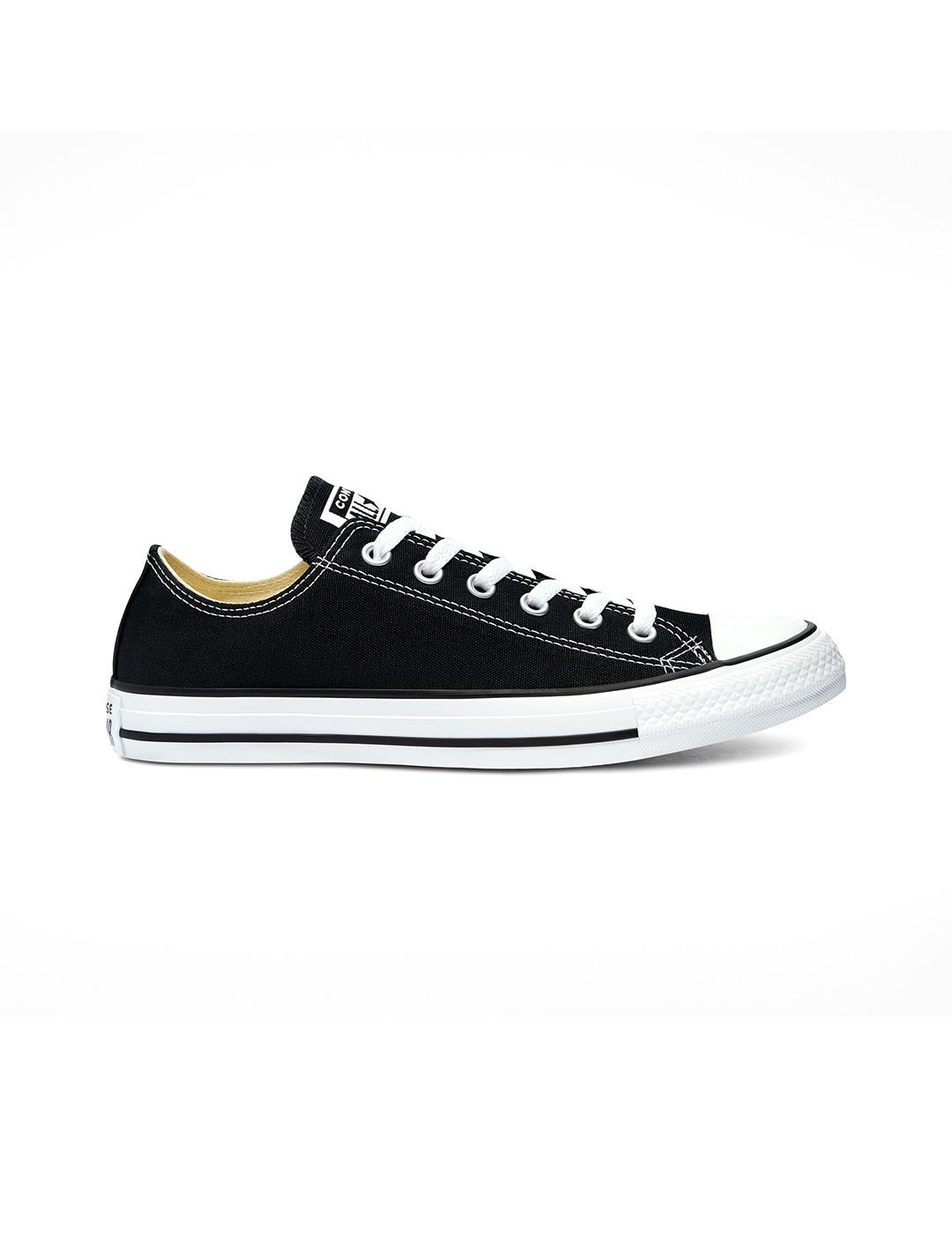 Zapatillas Converse All Star bajas negras en tela