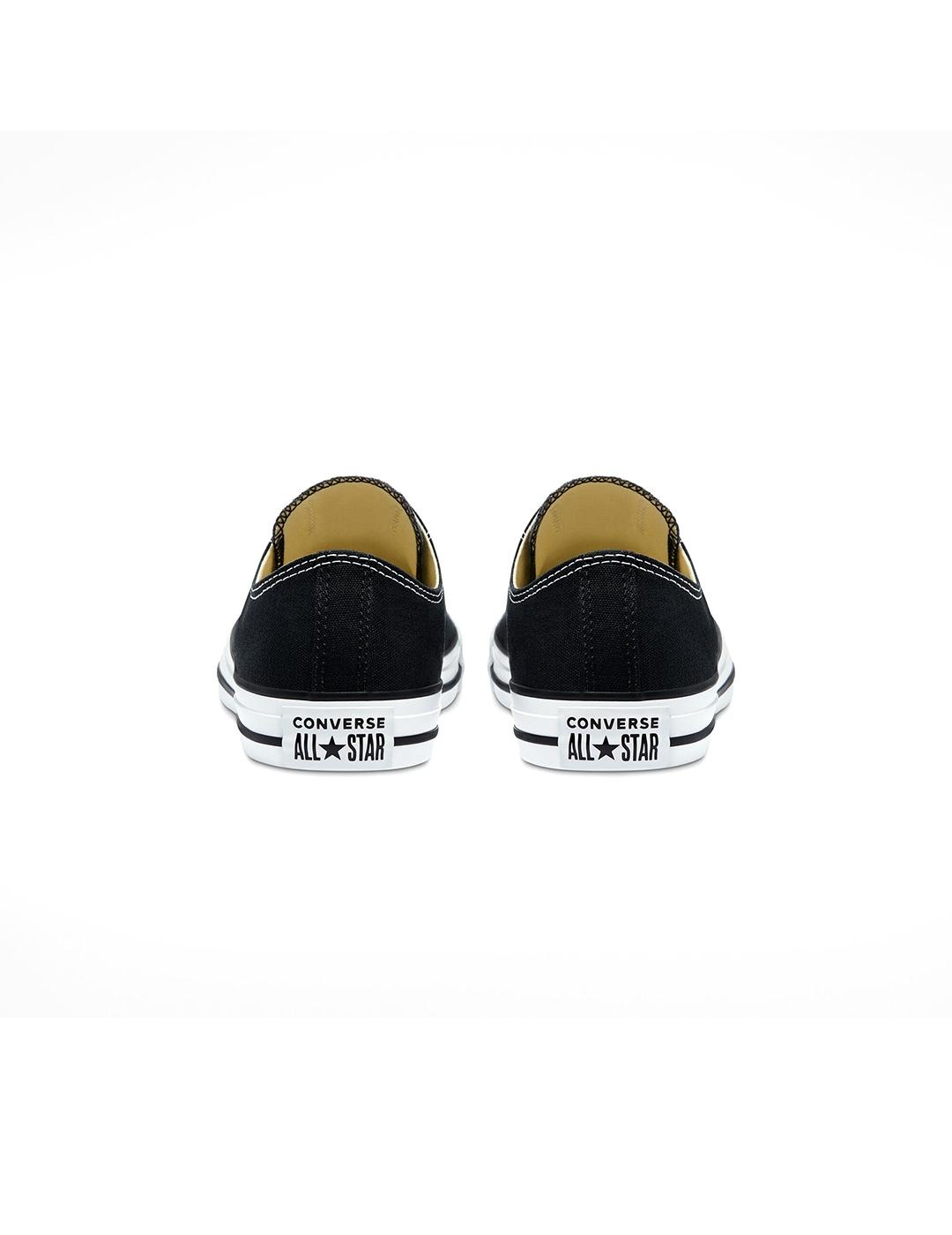 Zapatillas Converse All Star bajas negras en tela
