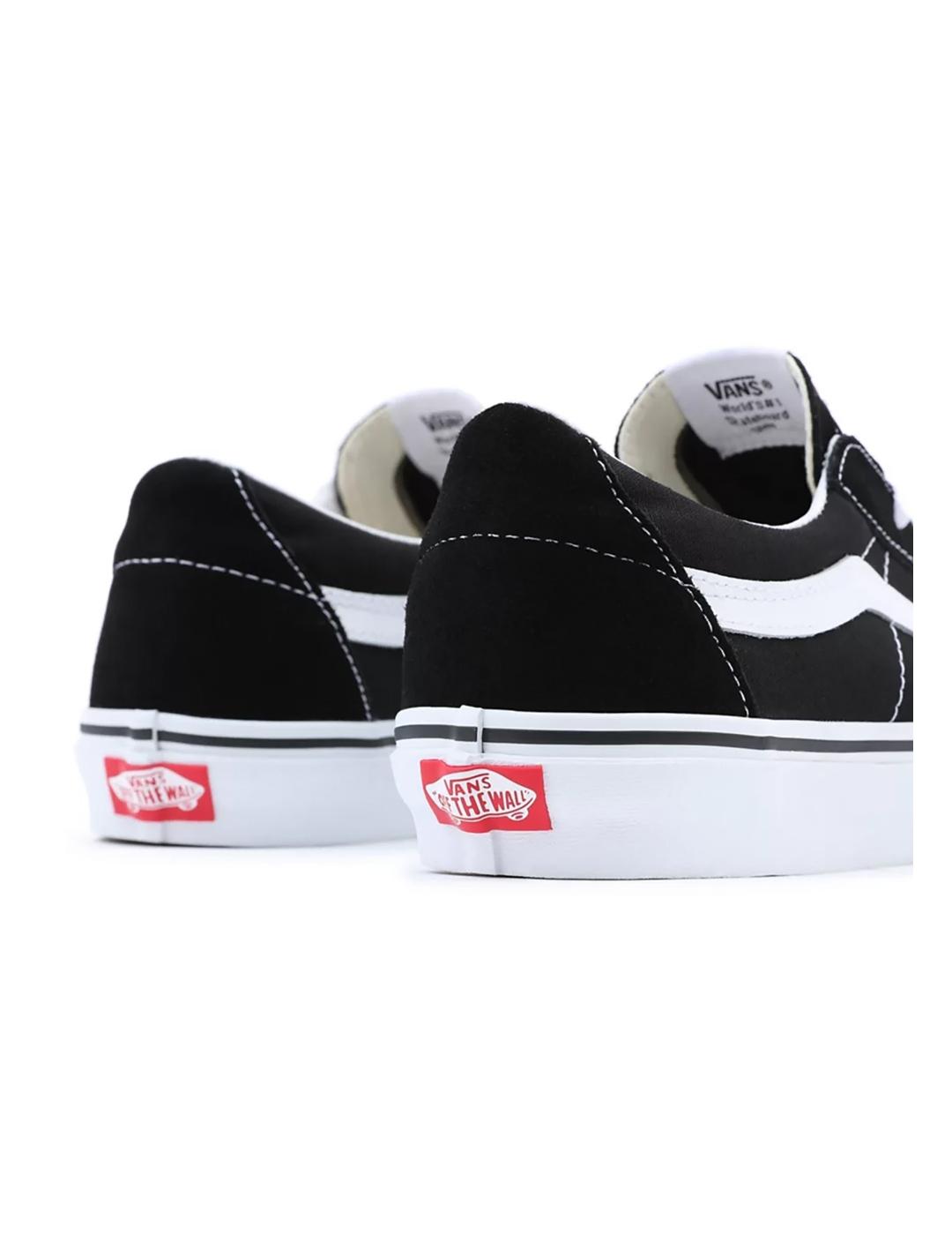 Zapatillas Vans Sk8-Low Black true White unisex