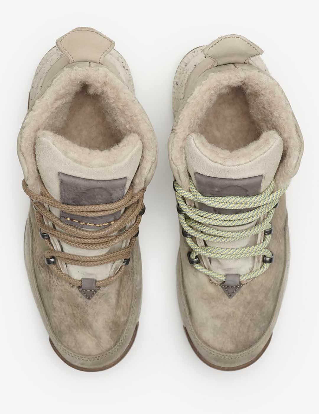 Botas Satorisan Kiso Premium Wool Desert grises para mujer