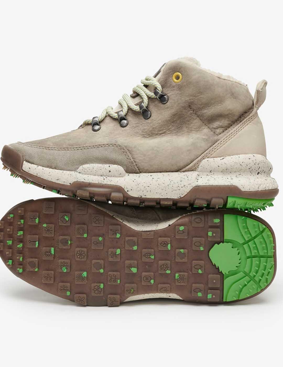 Botas Satorisan Kiso Premium Wool Desert grises para mujer