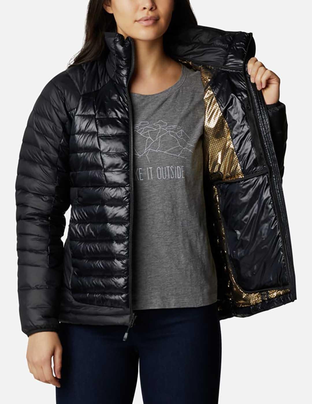 PLUMIFERO COLUMBIA W LABYRINTH LOOP BLACK