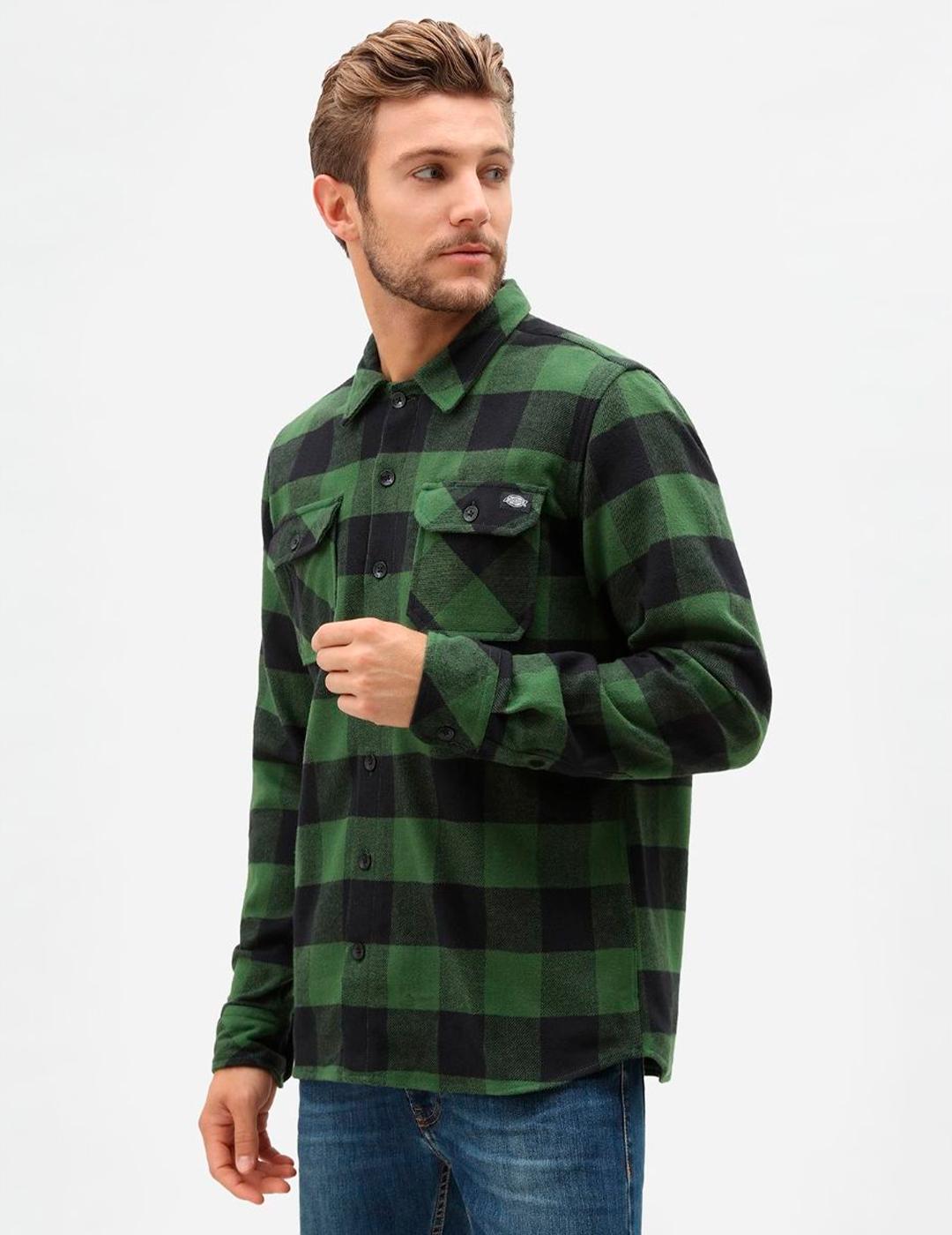 CAMISA DICKIES NEW SACRAMENTO PINE GREEN unisex