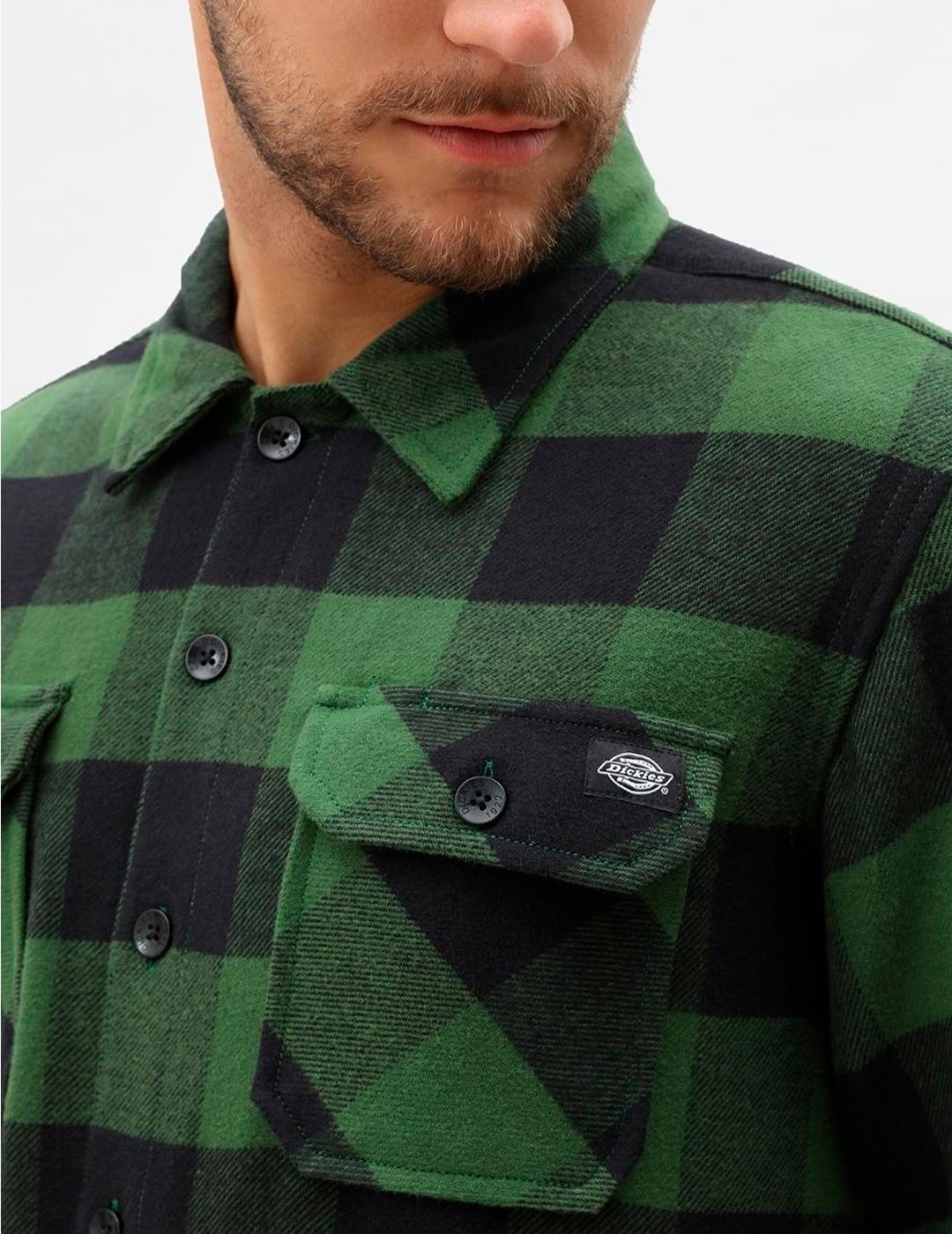 CAMISA DICKIES NEW SACRAMENTO PINE GREEN unisex