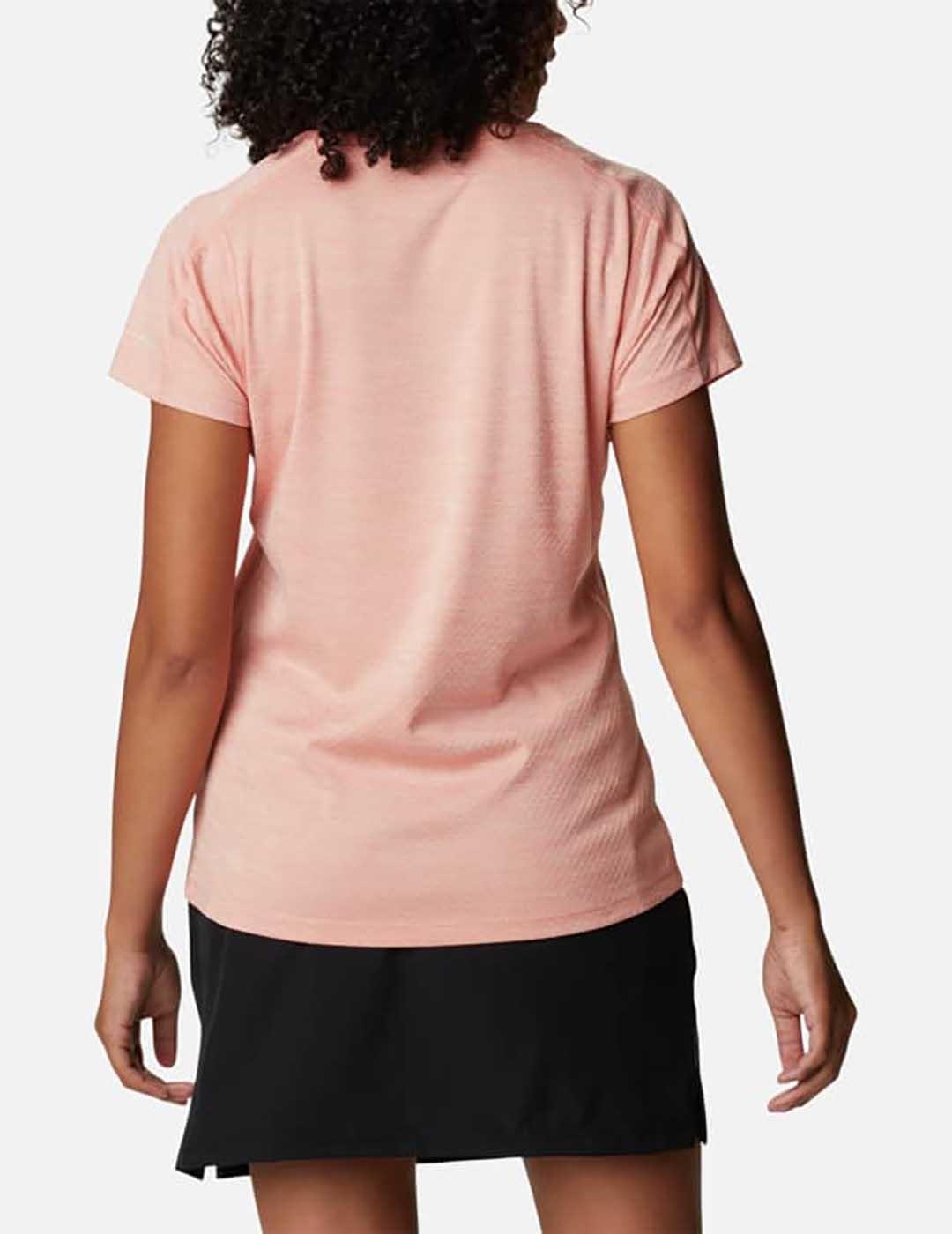 CAMISETA COLUMBIA ZERO RULES SHORT SLEEVE CORAL RE