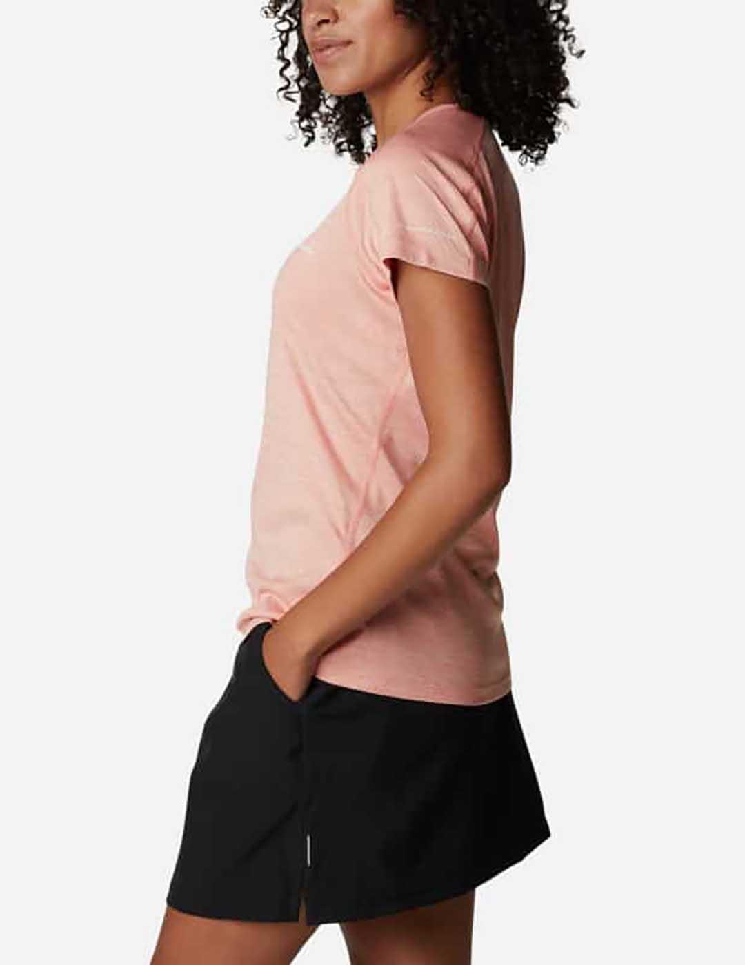 CAMISETA COLUMBIA ZERO RULES SHORT SLEEVE CORAL RE