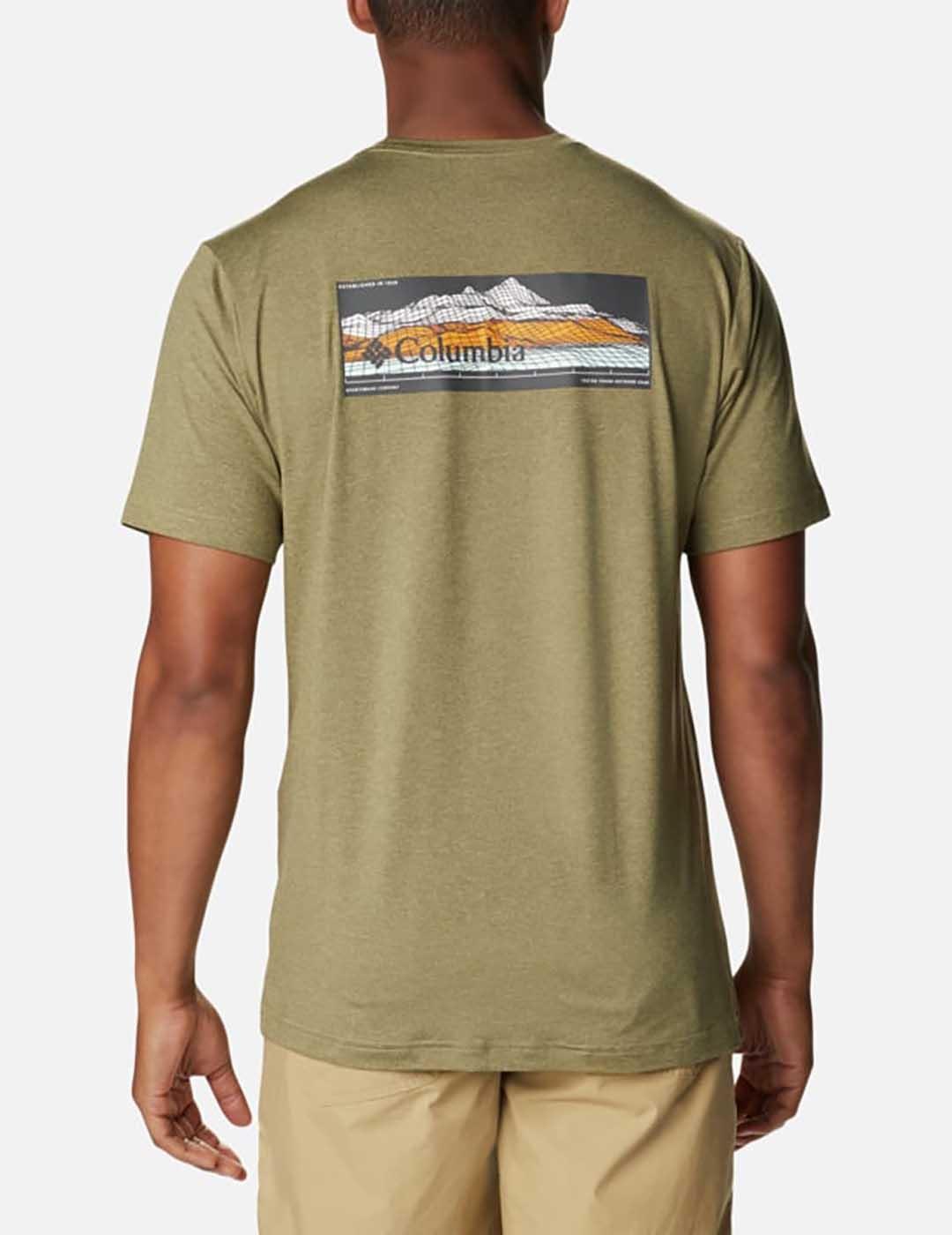 CAMISETA COLUMBIA TECH TRAIL GRAPHIC SAVORY HEA