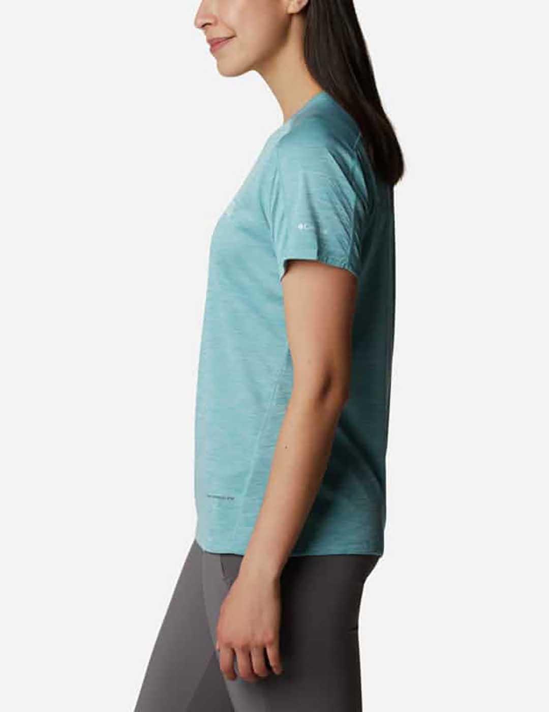 CAMISETA COLUMBIA W ZERO RULES GRAPHIC C SEA WAVE