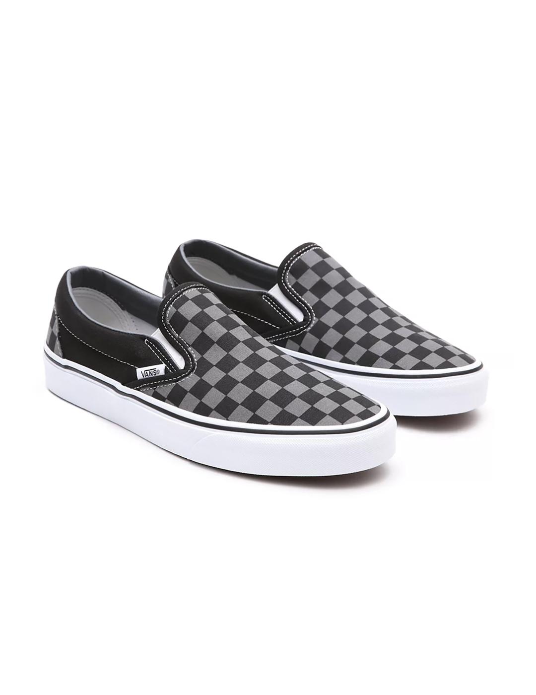 Zapatillas Vans Classic Slip-On Black Pewter Check