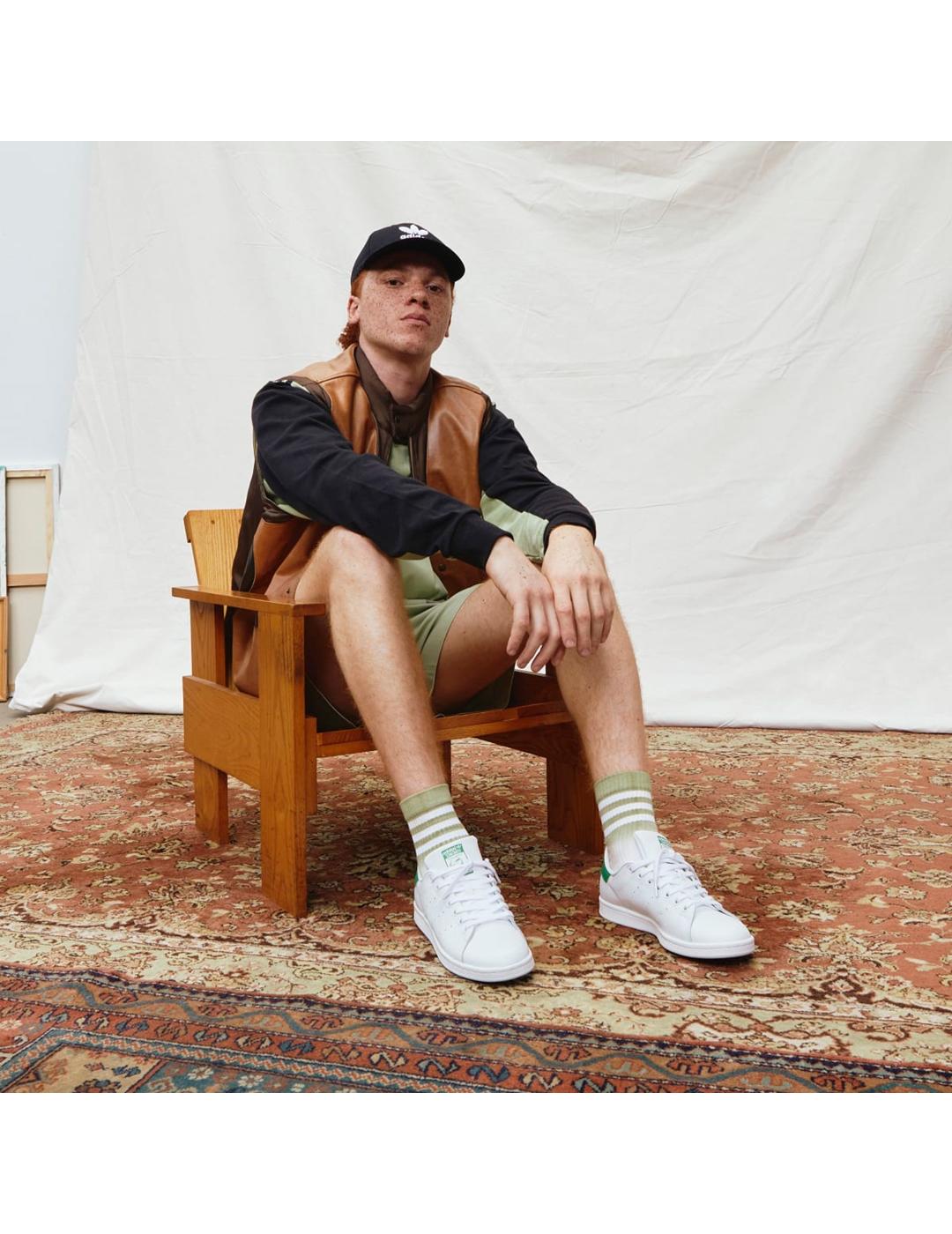 Zapatillas Adidas Stan Smith White Green