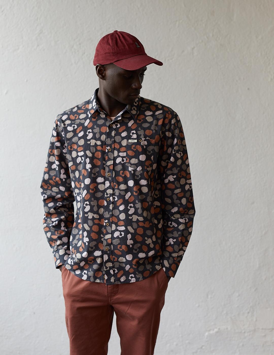 Camisa Tiwel Artie negro para hombre