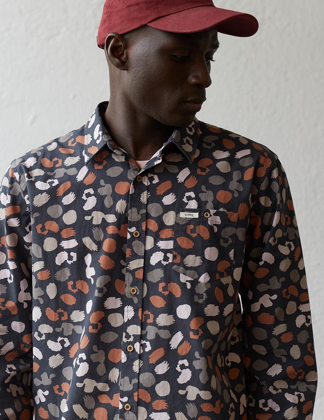 Camisa Tiwel Artie negro para hombre